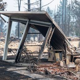 Spokane Wildfire Damage