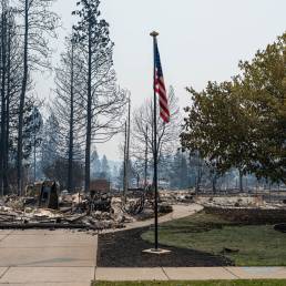 Spokane Wildfire Damage