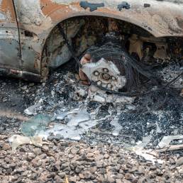 Spokane Wildfire Damage