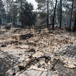 Spokane Wildfire Damage